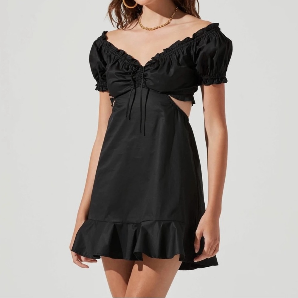 Revolve ASTR The Label VERANA Dress - Black (Size XS) - Picture 3 of 8